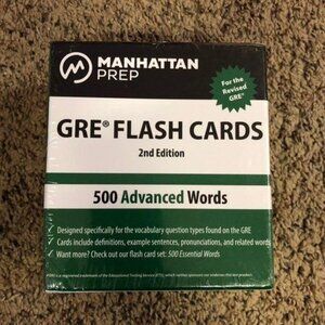 Manhattan Prep GRE Flash Cards NEW